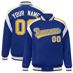 Vestes de baseball varsity coupe-vent écologiques personnalisables de haute qualité, directement de l'usine, pour la saison hivernale, vestes décontractées pour hommes - Product Image 1