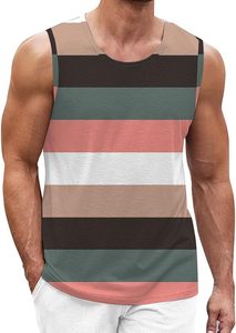 Men’s Custom Private Label <b>Muscle</b> <b>Vest</b> Sleeveless Gym Tank Top Moisture Wicking Stretch Bodybuilding Training Activewear - Product Image 1