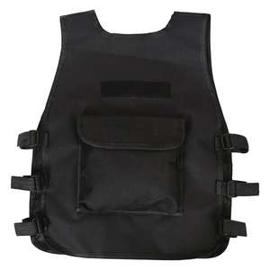 Chaleco de caza negro con doble bolsillo y precio económico para hombre, chaleco de tiro con protección para los hombros, chaleco de pesca y caza - Product Image 2