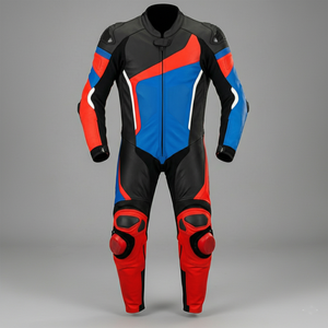 Vestes de moto en cuir véritable pour adultes, respirantes, coupe-vent, séchage rapide, en vente en gros. - Product Image 4