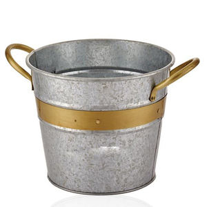 Seau de Noël extérieur en métal galvanisé, design classique de haute qualité, vierge pour sublimation, à prix réduit, vente chaude - Product Image 2