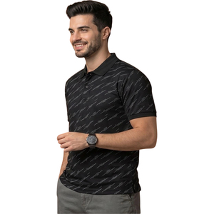 Polo décontracté imprimé pour homme 2026 – Nouvelle mode, manches courtes, confortable, respirant, en coton personnalisé, OEM - Product Image 1