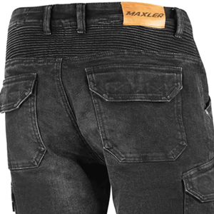 กางเกงยีนส์มอเตอร์ไซค์สำหรับผู้ชาย, กางเกงขี่มอเตอร์ไซด์กันลื่นและทนทานต่อการฉีกขาดเหมาะสำหรับใส่ในทุกฤดูกาล - Product Image 3