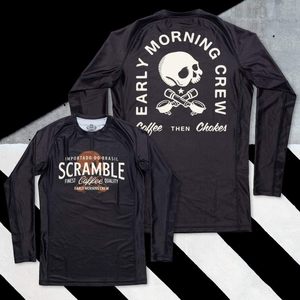 Maillot de compression personnalisé pour homme, coupe ajustée, pour grappling, lutte, BJJ, manches longues - Product Image 3