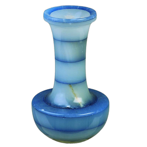 Vases en marbre onyx haut de gamme pour centre de table, Nouveauté 2026, Vase en marbre onyx stylé pour intérieurs élégants - Product Image 6