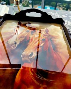 ถาดไม้พิมพ์ลายสวยงาม ทำด้วยมือ พร้อมดีไซน์สวยงาม สำหรับใช้ในครัวและห้องรับประทานอาหาร - Product Image 6