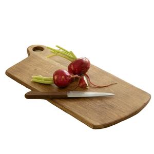 Planche à découper rectangulaire en bois, 46 cm x 21,5 cm x 1,25 cm d'épaisseur, poignée antidérapante, compatible lave-vaisselle, écologique, durable - Product Image 1