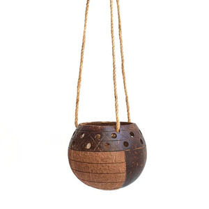Wholesale Eco-Friendly Biodegradable Coconut Shell Square Epoxy Coated Flower <b>Pots</b> for Plants-High Quality Good Price Eco2go - Product Image 1