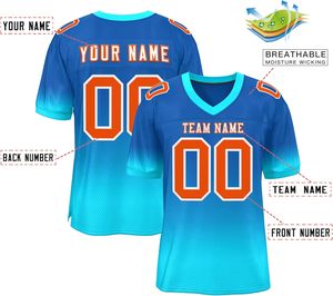 Wholesale American Football Jersey Supplier Polyester Mesh SUBLIMATION Durable Quick Dry Custom Team Name OEM ODM Apparel - Product Image 6