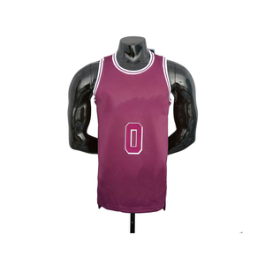 Camiseta de Baloncesto Personalizada Negra y Roja con Tejido de Canalé, Logotipo Personalizado, Unisex, 100% Poliéster, Diseño Transpirable de Primera Calidad - Product Image 1
