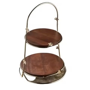 Support à gâteau de luxe moderne en ardoise noire avec base conique martelée argentée et accents floraux orchidée foncée, support à gâteau rond sur piédestal - Product Image 6