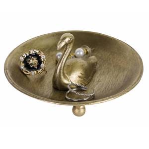New Arrival Elegant Swan <b>Ring</b> Holder Jewelry <b>Dish</b> Trinket Decorative Metal Tray for Dresser Christmas Birthday Wedding Gifts - Product Image 6