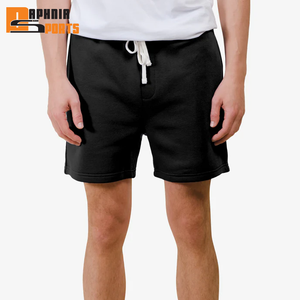 Shorts de sport décontractés pour hommes en molleton de coton 100 % de haute qualité avec taille élastique, style jogging en tissu éponge français - Product Image 5