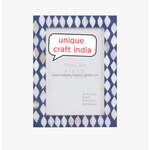 Marco de Fotos Arqueado de Madera Hecho a Mano con Acabado Minimalista en Color Marfil, Decoración Moderna y Elegante para Mesa - Product Image 4