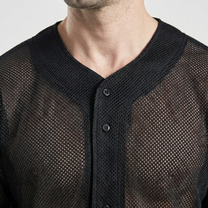 Jersey de Béisbol de Malla de la Mejor Calidad, Nuevo Estilo, Manga Corta, Talla Grande, Fabricante Pakistaní, Ropa Deportiva - Product Image 4