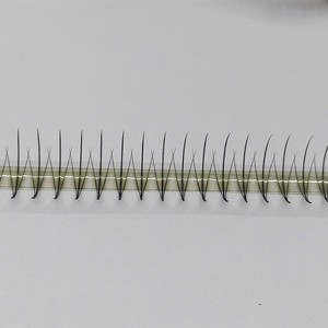Extensions de cils en éventail préfabriquées de qualité supérieure en gros, en cheveux synthétiques, effet volume naturel, longues, 3D 5D 7D 9D, longueurs mixtes, marque privée - Product Image 1