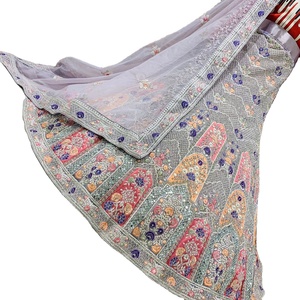 บอลลีวูดออกแบบชุดเจ้าสาวชุดแต่งงาน Anarkali Sharara ชุดช้อปปิ้งออนไลน์ - Product Image 1