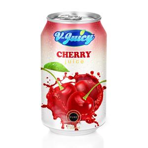 Jus de fruits tropicaux Tan Do en canette aluminium 330ml, boisson aromatisée à la cerise, marque privée OEM, du fabricant vietnamien - Product Image 3