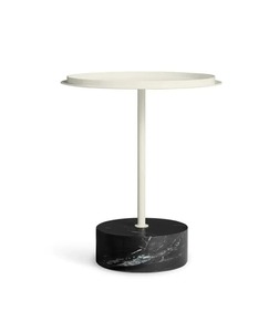 Table basse ronde moderne de qualité supérieure en fer et marbre, style traditionnel, mobilier de salon écologique avec rangement ajustable - Product Image 3