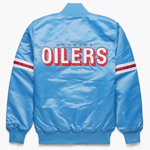 Veste universitaire noire en satin des San Francisco Giants - Product Image 3