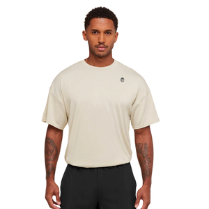Camiseta Deportiva Extra Grande para Hombre, Transpirable, de Alto Rendimiento, para Entrenamiento Atlético, Ajuste Holgado, Color Gris Guijarro - Product Image 1
