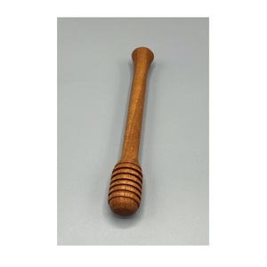 Premium Wooden <b>Stirrer</b> for Honey Jar Long Handle Natural Wood Honey Spoon for <b>Coffee</b> Tea Bread Pancake and Dessert - Product Image 1