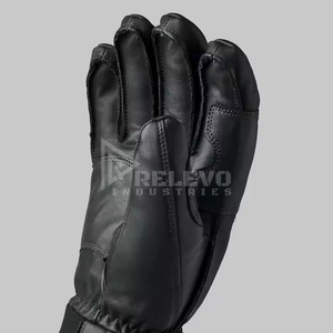 Gants de travail en cuir robustes pour la sécurité des mains, en cuir de vachette résistant à l'abrasion, pour la construction, vente en gros - Product Image 4