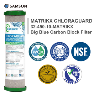 Filtre à charbon actif Big Blue MATRIKX CHLORAGUARD 36-450-10 10 pouces - Product Image 5