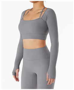 <b>Women</b> Fitness Sets <b>Women</b> yoga sets Fitness exercise Wear 5Pcs Workout Sportswear Seamless <b>Women</b> Gym Sets - Product Image 5
