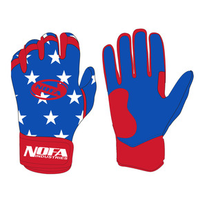 Hot Sale Turquoise Batting Gloves Padded Leather <b>Hook</b> And Loop Closure Unisex Adult Training - Product Image 5