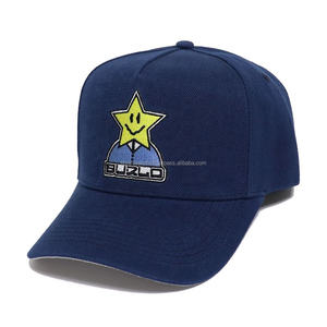 Wholesale Unisex Fashion Outdoor 5 panel 3D Embroidery Cotton Sports Baseball <b>Cap</b> - Product Image 4