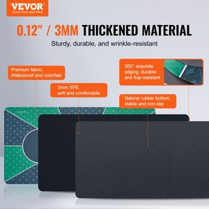 Mesa de Póker Plegable para 6-8 Jugadores con Bolsa de Transporte, Mesa de Juego de 70 x 35 Pulgadas para Juegos de Cartas - Product Image 2