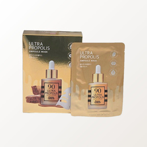 Mascarilla facial JAMINKYUNG Jamingyeong Propolis Ampoule Mask 20g 10 unidades, mascarilla facial de lámina, mascarilla facial dorada, mascarillas faciales de hidrogel - Product Image 6