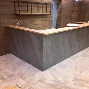 Paneles de Pared de Piedra Delgada con Revestimiento de Pizarra Negra, Acabado con Patrón Lineal, Revestimiento Decorativo para Interiores y Exteriores, Hogares, Oficinas y Proyectos - Product Image 1