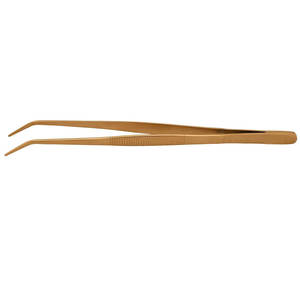 Pinzas de Cocina Offset para Emplatar, Pinzas de Cobre de Punta Larga para Decorar Alimentos, Ensaladas, Cocinar y Servir - Product Image 5