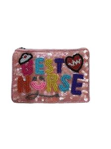 Porte-monnaie perlé tendance, mini sac brodé pour les voyages et le quotidien à petit prix - Product Image 2