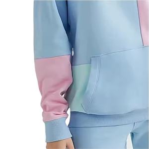 Hombres 100% nueva llegada personalizado al por mayor en blanco 300 Gsm peso pesado 100% algodón polar pulóver hombres Sudadera con capucha con paneles 2026 - Product Image 4