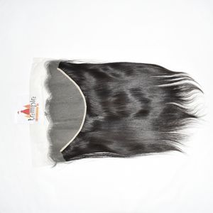 Extensions de cheveux humains Remy non traités, couleur naturelle noire, 13*6 Frontal, pour tresses indiennes, sans traitement chimique - Product Image 6