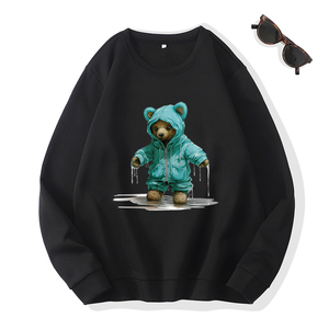 Custom Winter Women's O <b>Neck</b> Knitted Hoodie Front Logo Customized Color Eco-Friendly Fabric-Wholesale Rate Quick Dry - Product Image 2