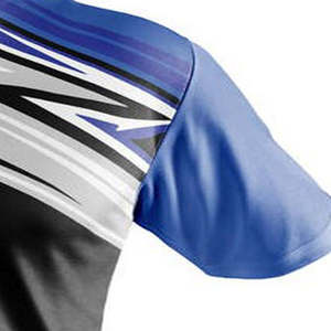 T-shirt tricoté 2026 à impression par transfert thermique, Spandex/Polyester, haute qualité, coupe ajustée, manches courtes, design personnalisé imprimé sur le devant pour - Product Image 2