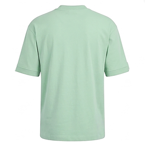 เสื้อยืดคอกลมแขนสั้นผู้ชาย ผ้าฝ้ายเรียบ สีพื้น ทรงปกติ สวมใส่สบาย เสื้อยืดเปล่าผ้าฝ้ายคุณภาพสูงสำหรับผู้ชาย - Product Image 3