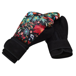 Factory Wholesale High Quality 6oz 8oz 12oz Kick Boxing <b>Gloves</b> Professional Cowhide PU Leather Custom Logo PVC Sportswear - Product Image 6