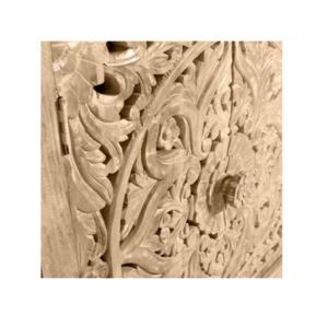 Nouveau meilleur Design moderne 100% en bois de mangue pur armoire à 2 portes, vitrine Standard - Product Image 5