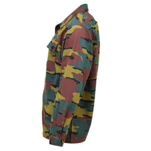 Camiseta de manga larga del uniforme de Bélgica, estampado de 4 colores, poliéster transpirable, uniforme para exteriores, talla adulto - Product Image 4