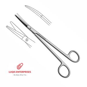 Tijeras para amígdalas Boettcher, curvas, dentadas, Supercut, instrumento quirúrgico de acero inoxidable - Product Image 4