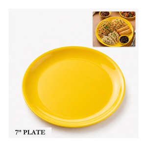 Plato de Plástico de 7 Pulgadas Reutilizable para Servir Alimentos en el Hogar, Hotel y Restaurante - Product Image 1