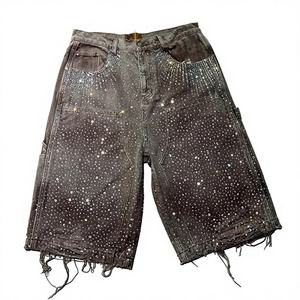 Nuevos pantalones cortos de mezclilla cargo para hombre, estilo vaquero, transpirables, ecológicos, desgastados, personalizados, para verano - Product Image 2