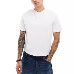 Camisetas Unisex 100% Algodón 180gsm con Logotipo Personalizado, Camiseta Lisa Teñida de Alta Calidad para Hombre, Patrón Sólido, Tejido de Tela - Product Image 6