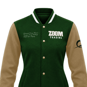 เสื้อพูลโอเวอร์แขนยาวผ้าฝ้ายเฟรนช์เทอร์รี่ปักลาย 100% น้ำหนัก 280 GSM ซิป ¼  ระบายอากาศได้ดี เป็นมิตรกับสิ่งแวดล้อม สำหรับผู้หญิง รุ่นใหม่ล่าสุด - Product Image 6