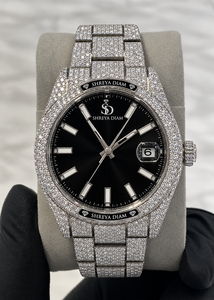 Stainless Steel <b>iced</b> <b>out</b> <b>watch</b> hip hop moissanite <b>watch</b> luxury <b>iced</b> <b>out</b> <b>watch</b> fully <b>iced</b> <b>out</b> <b>watch</b> Automatic <b>Watch</b> for Men 41mm - Product Image 1